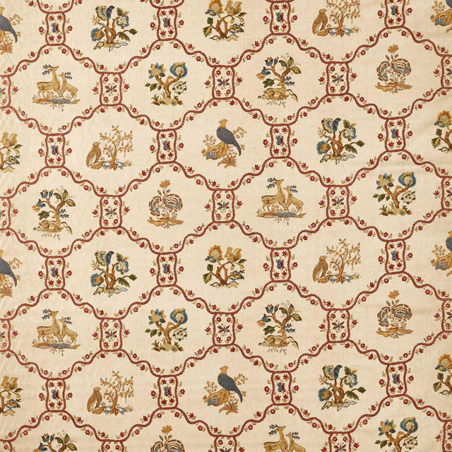 Sanderson Partridge Pear Fig/Wheat Fabric