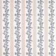 Sanderson Cobnut Stripe Porcelain/Blossom Fabric