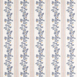 Sanderson Cobnut Stripe Porcelain/Blossom Fabric