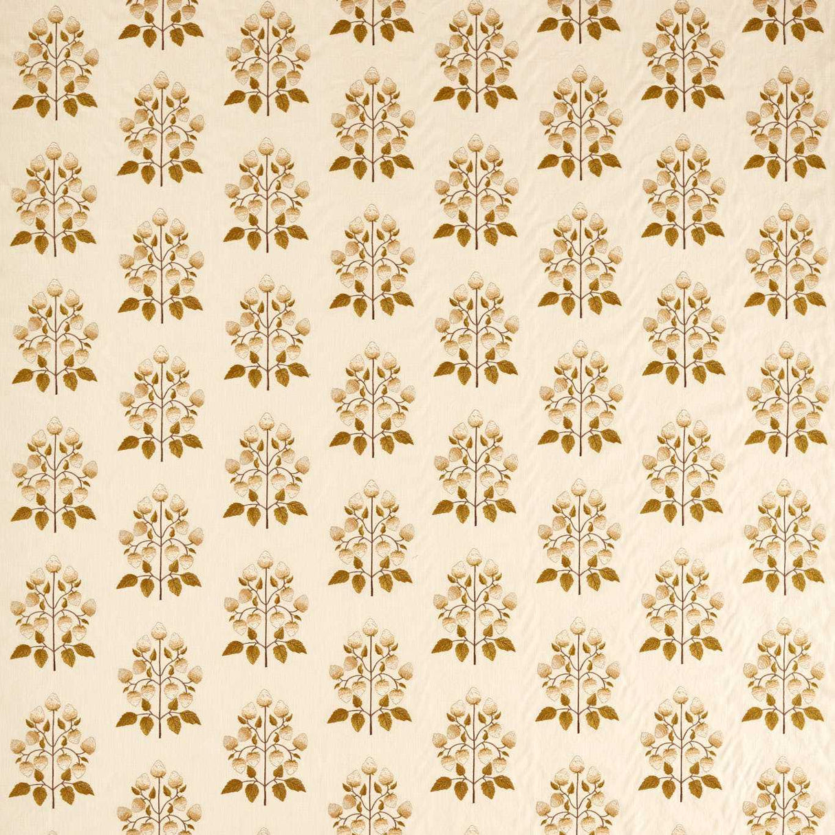 Sanderson Goldings Hops Lichen/White Blossom Fabric