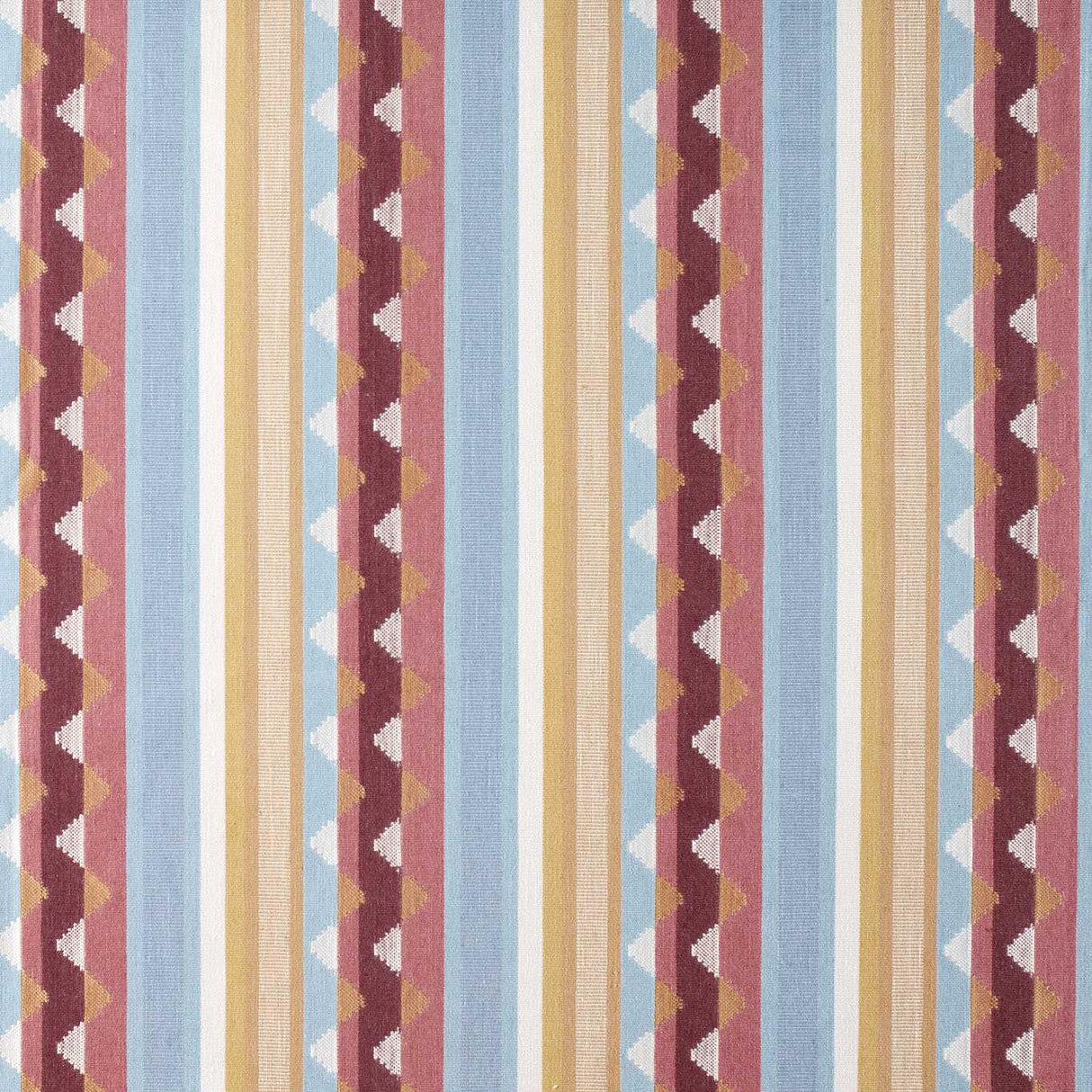 Sanderson Lutley Stripe Damson/Medlar Fabric
