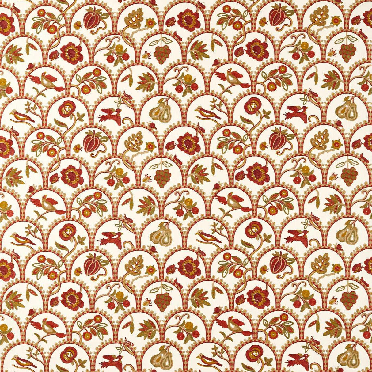 Sanderson Harvest Fruits Midsummer Fabric