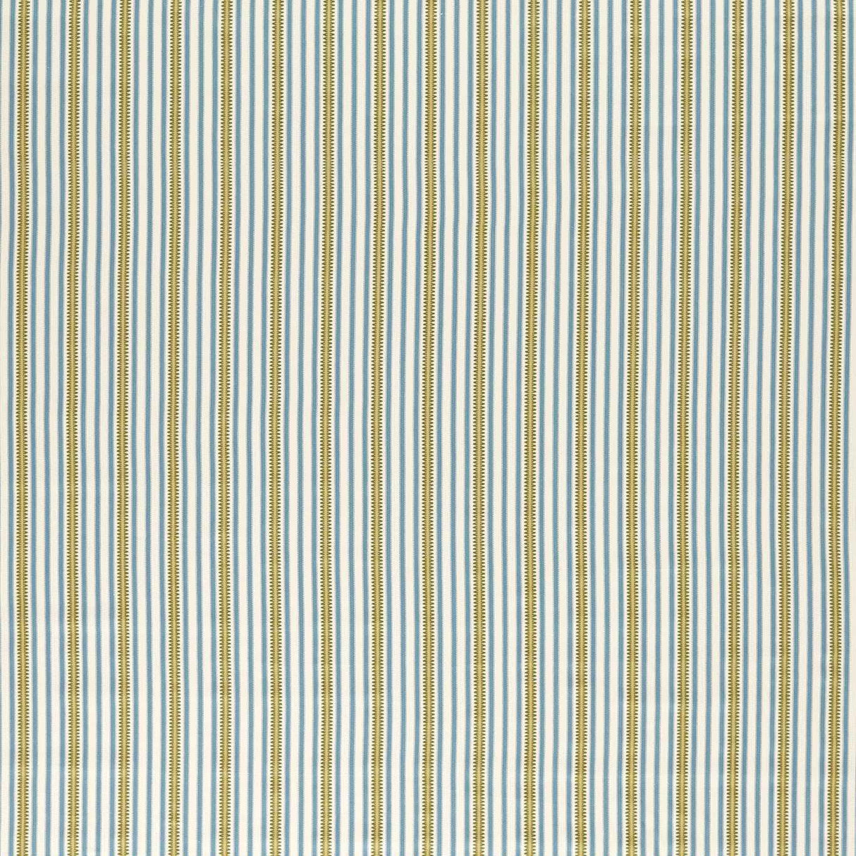 Sanderson Barneby Stripe Woad/Olive Fabric