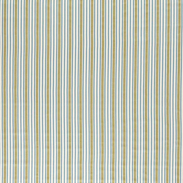 Sanderson Barneby Stripe Woad/Olive Fabric