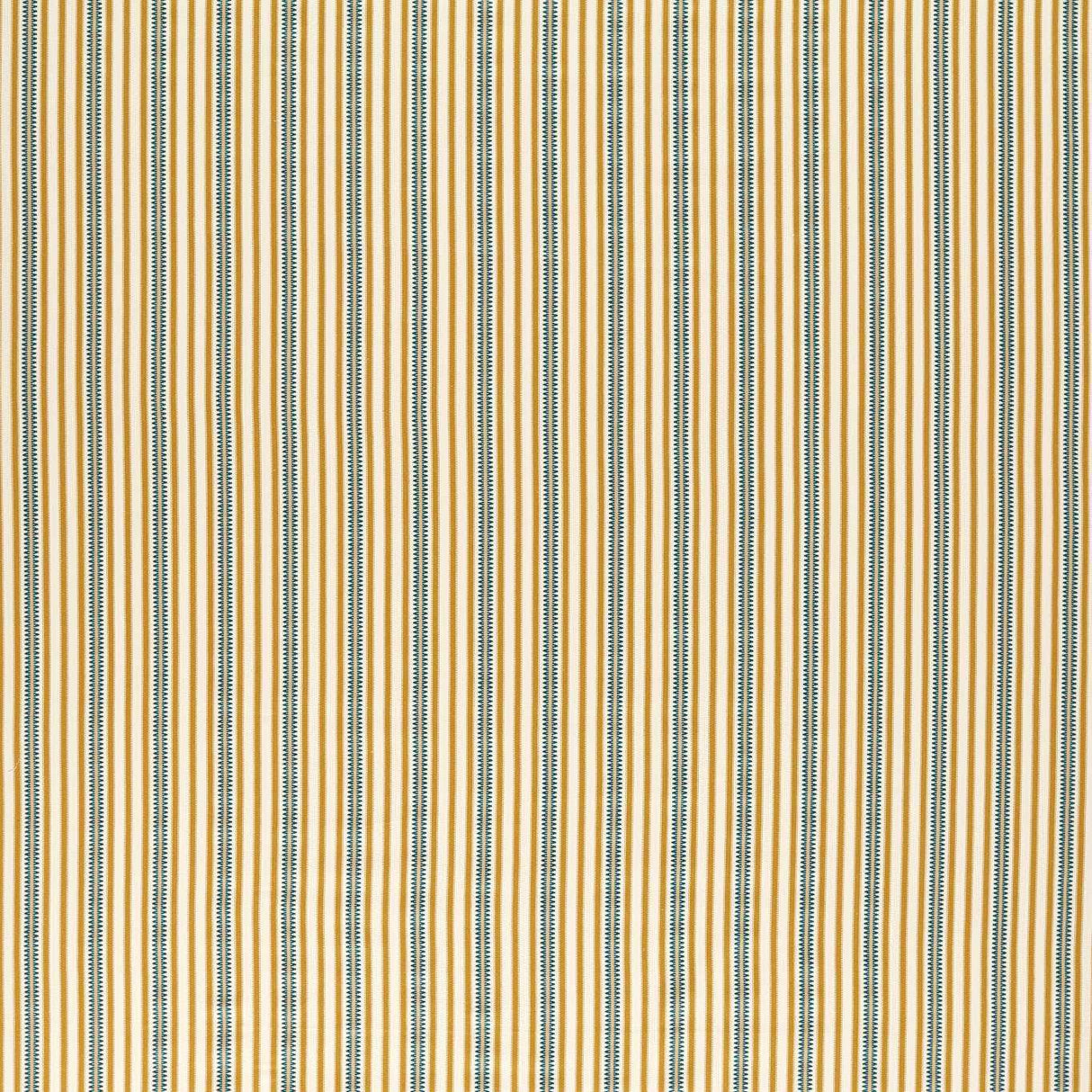 Sanderson Barneby Stripe Honey/Teal Fabric