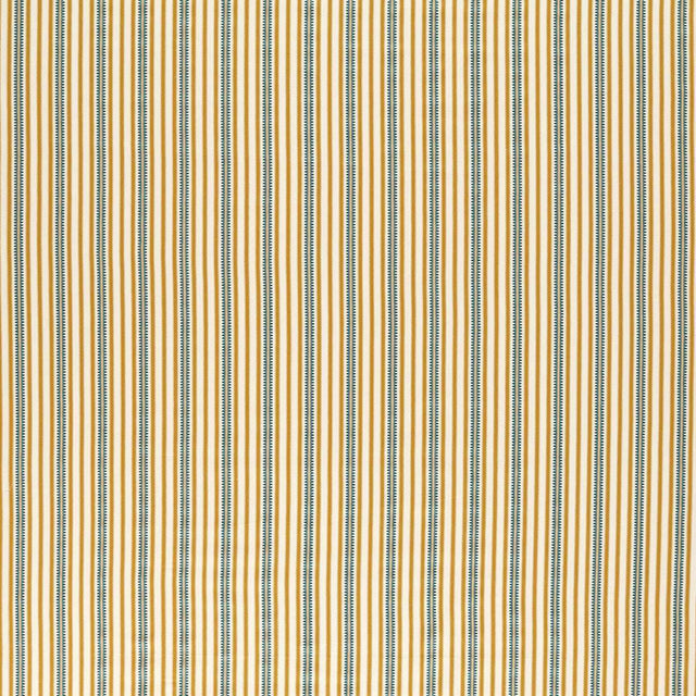 Sanderson Barneby Stripe Honey/Teal Fabric