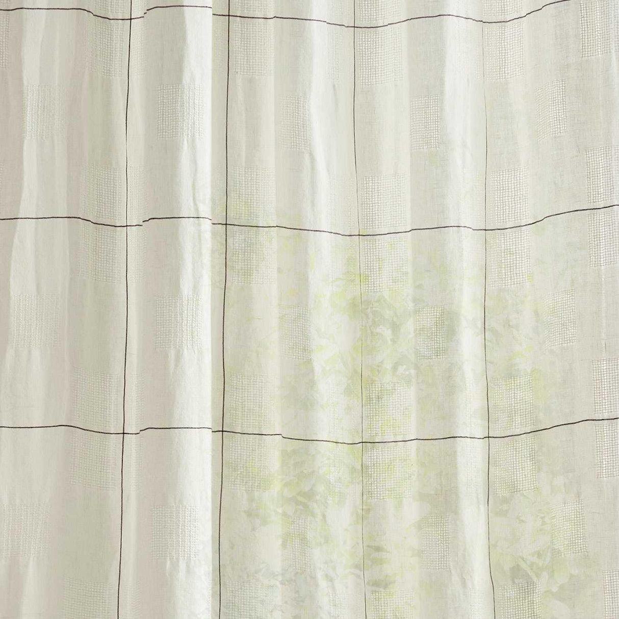 Sanderson Oceana Check Seaspray White Fabric