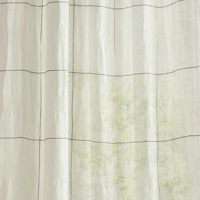 Sanderson Oceana Check Seaspray White Fabric