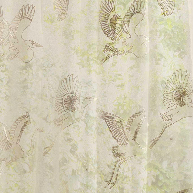 Sanderson Great Egrets Silk Fabric