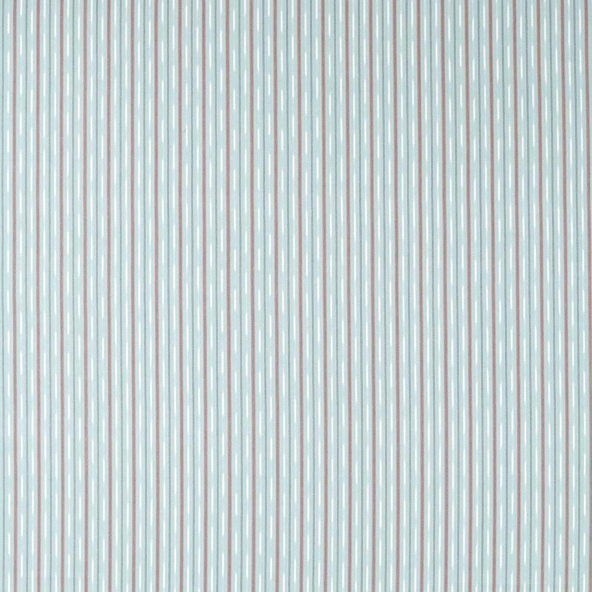 Sanderson Sabu Stripe Porcelain/Coral Fabric