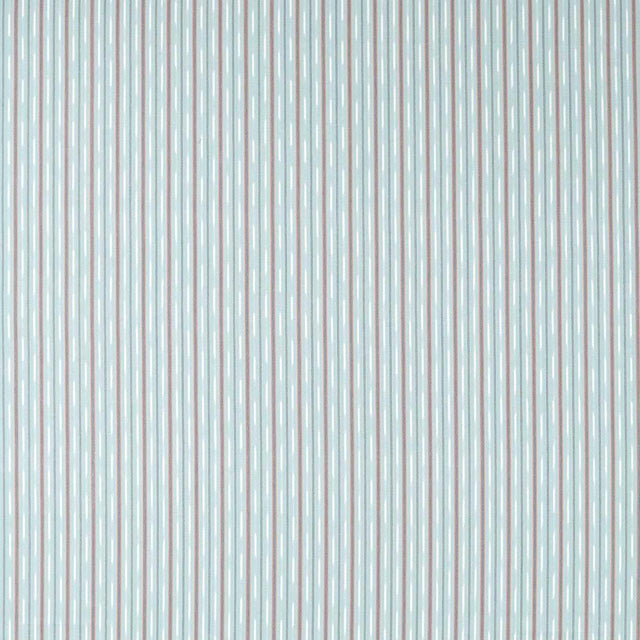 Sanderson Sabu Stripe Porcelain/Coral Fabric