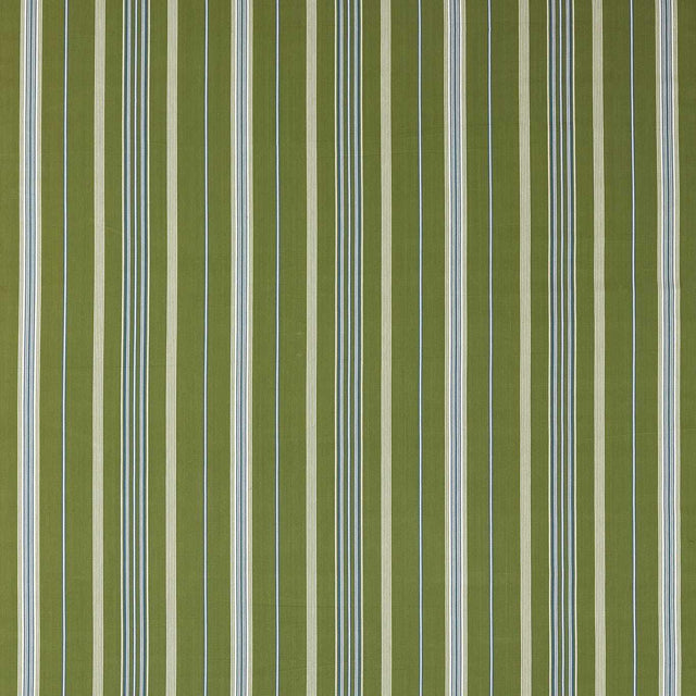 Sanderson Latimer Stripe Avocado/Indigo Fabric