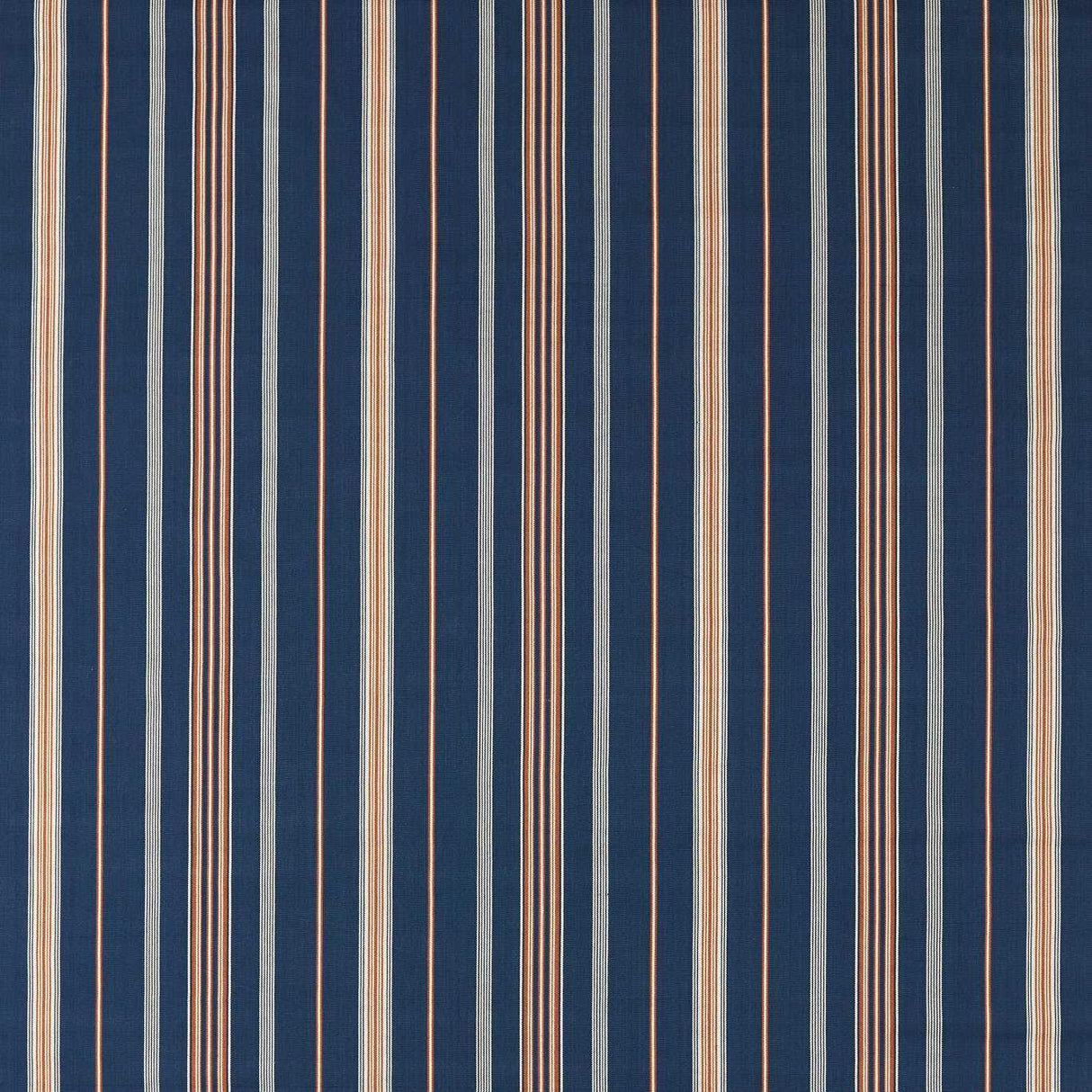 Sanderson Latimer Stripe Indigo/Madder Fabric
