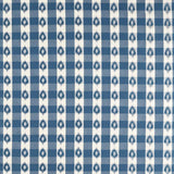 Sanderson Odisha Check Indigo/Madder Fabric