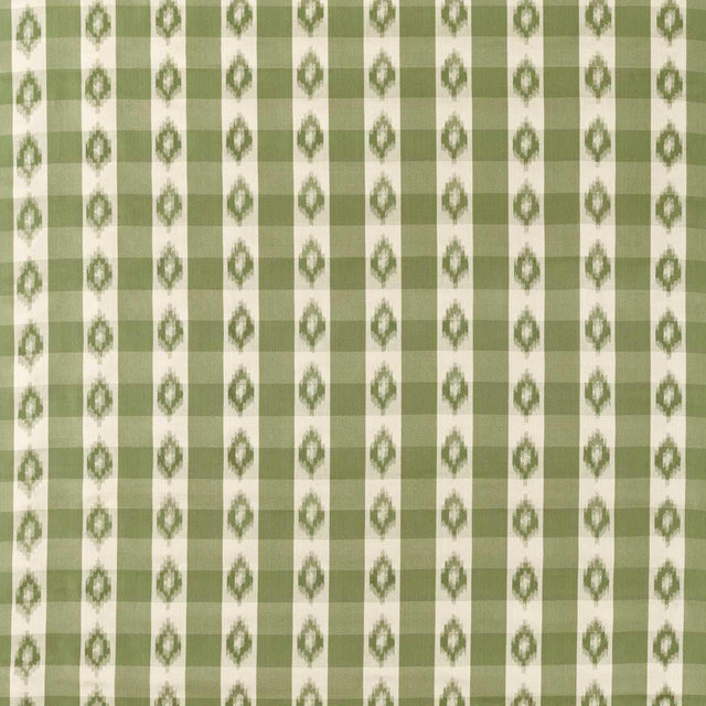 Sanderson Odisha Check Yew Green Fabric