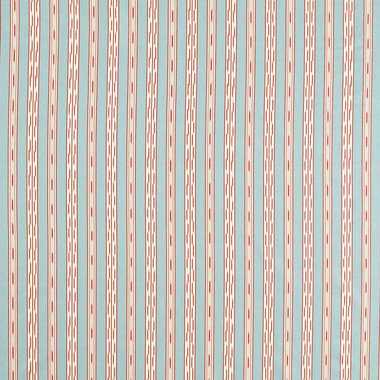 Sanderson Jamandi Stripe Mineral/Coral Fabric