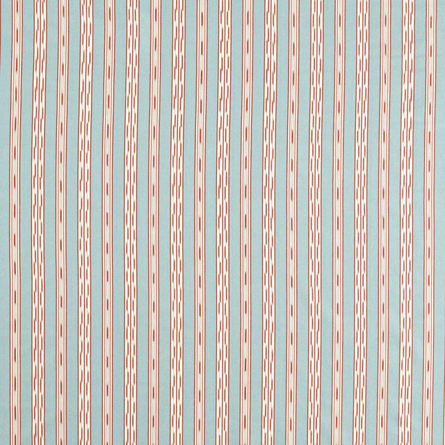 Sanderson Jamandi Stripe Mineral/Coral Fabric