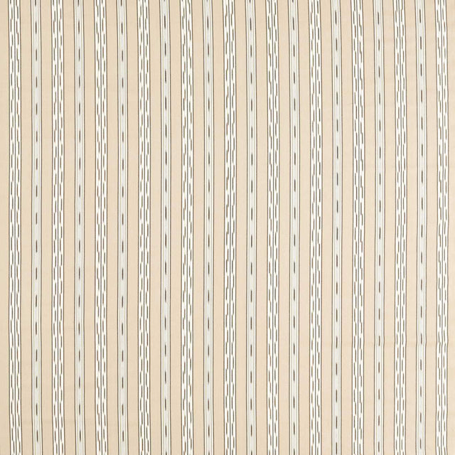 Sanderson Jamandi Stripe Gritstone/Oak Fabric