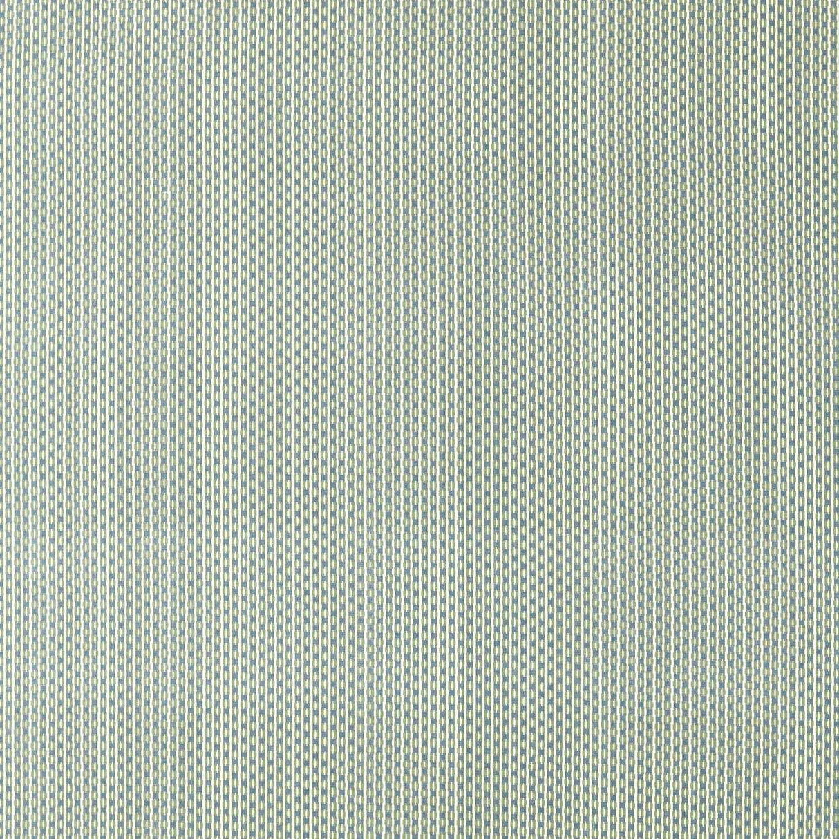 Sanderson Batak Check Avocado/Indigo Fabric