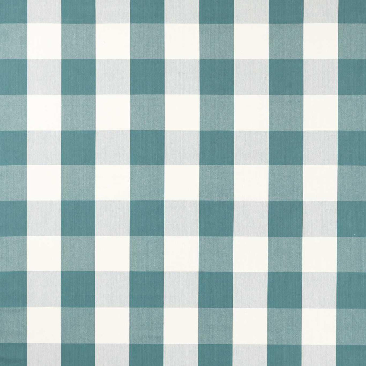 Sanderson Madras Check Teal Fabric