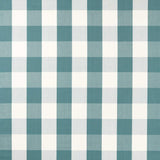 Sanderson Madras Check Teal Fabric