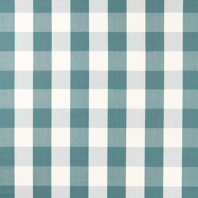 Sanderson Madras Check Teal Fabric