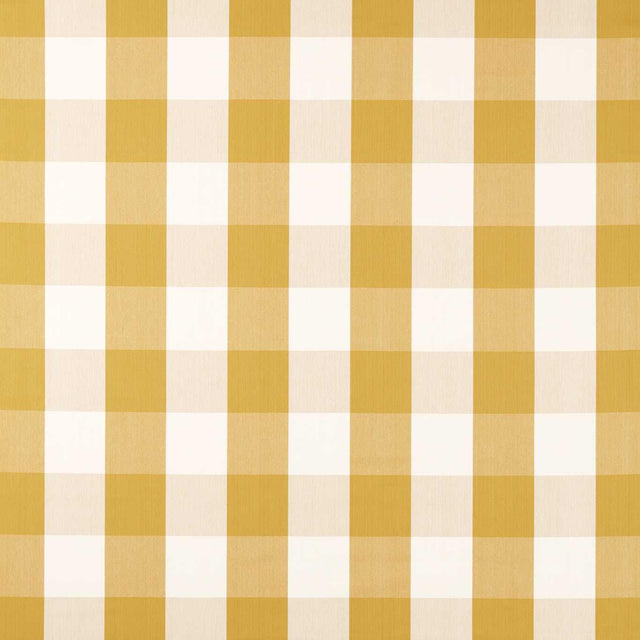 Sanderson Madras Check Golden Knot Fabric