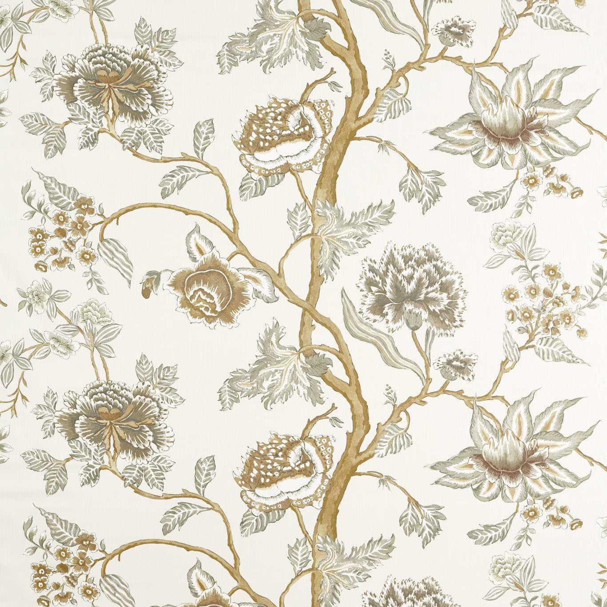 Harlequin Indienne Taupe/Ochre Fabric