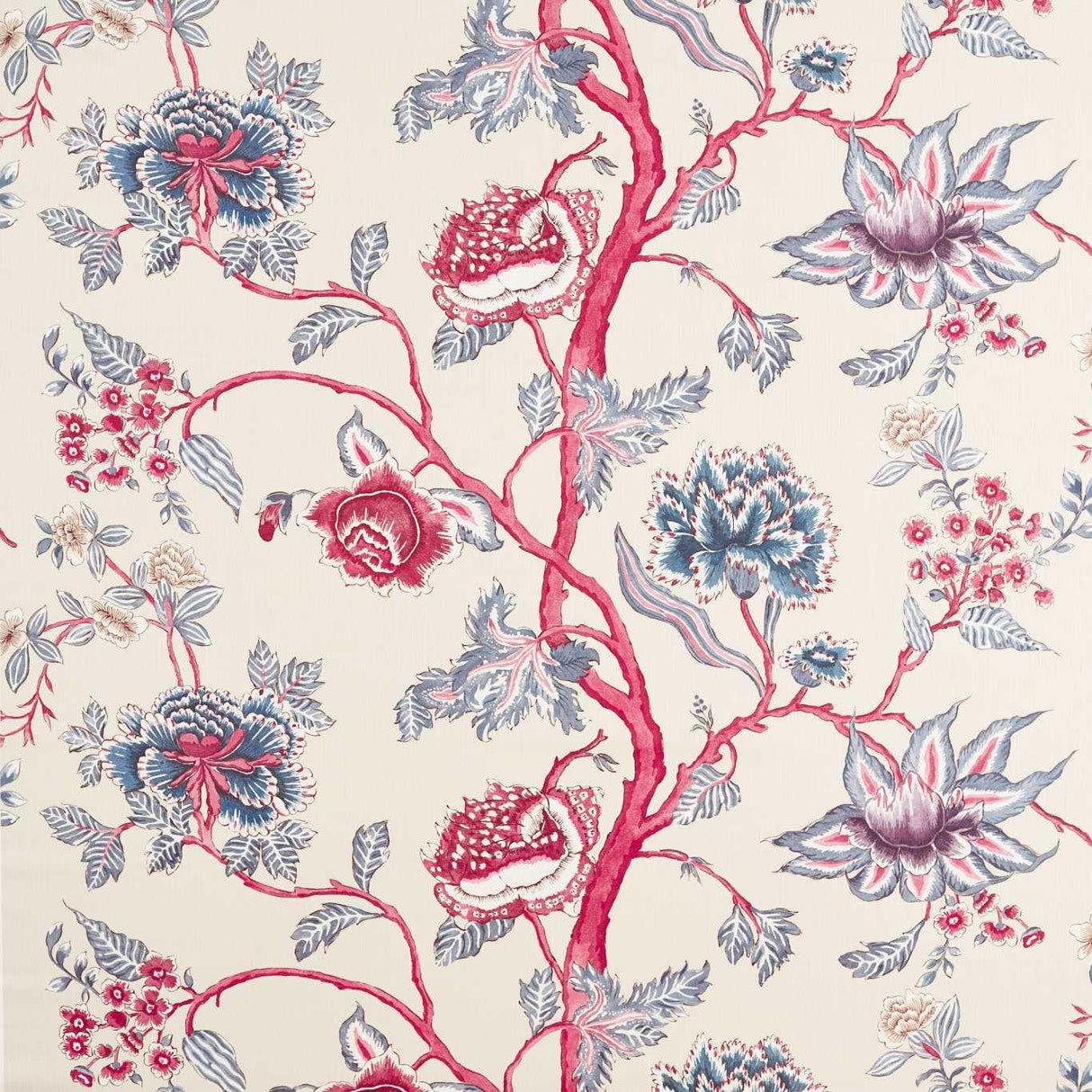 Harlequin Indienne Indigo/Maroon Fabric