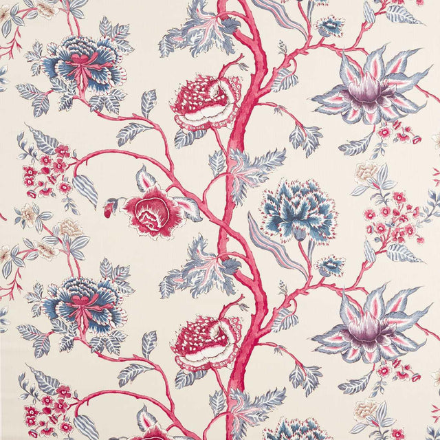 Harlequin Indienne Indigo/Maroon Fabric
