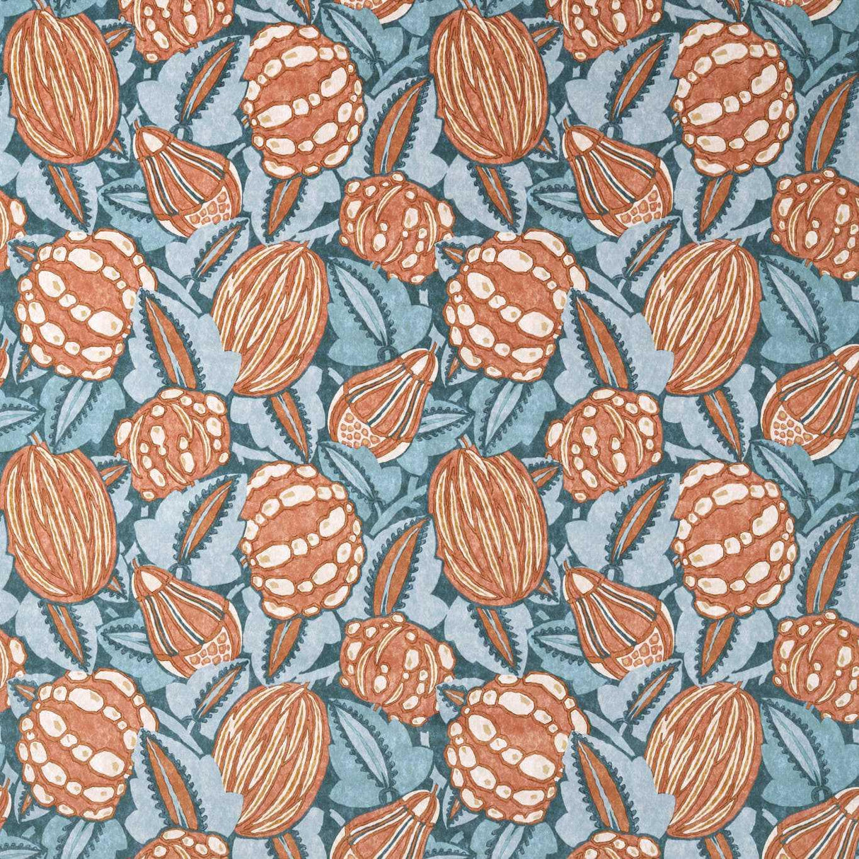 Harlequin Zenith Terracotta/Azul Fabric