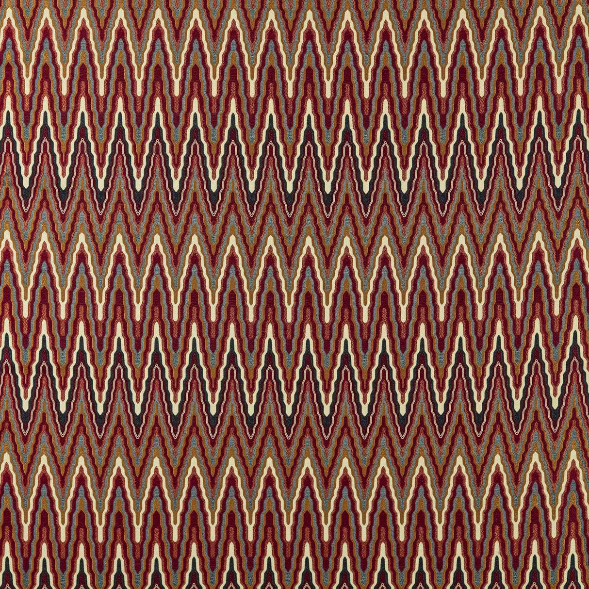 Harlequin Elota Indigo/Maroon Fabric