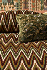 Harlequin Elota Burgundy/Moss Fabric