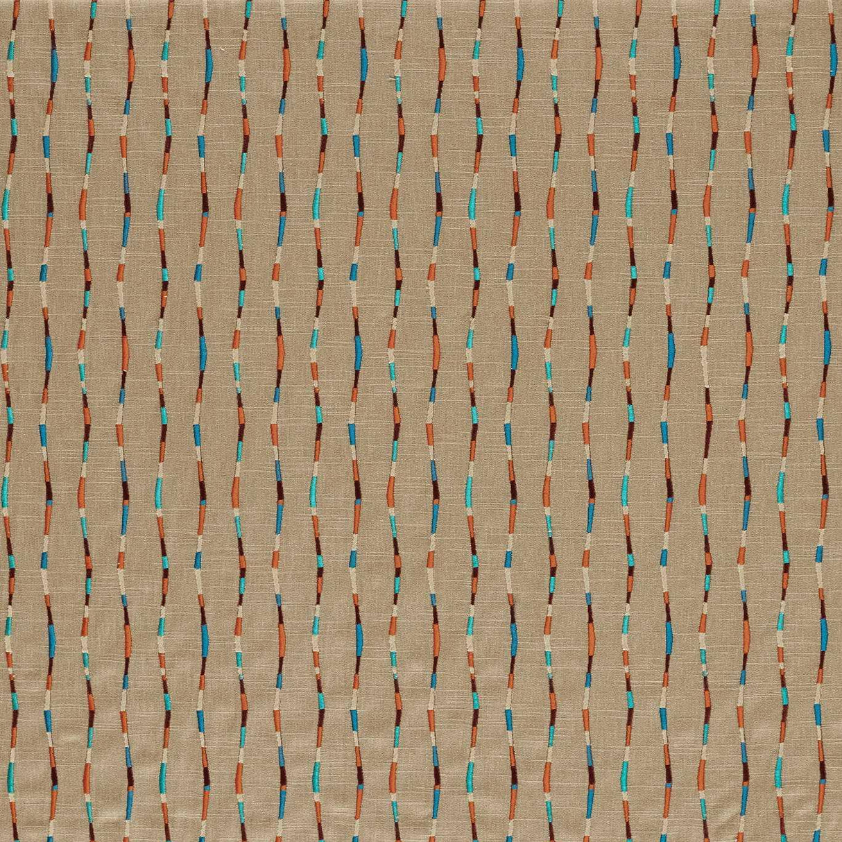 Harlequin Morelia Terracotta/Cerulean Fabric