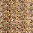 Harlequin Kantha Ochre/Charcoal Fabric