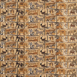 Harlequin Kantha Ochre/Charcoal Fabric