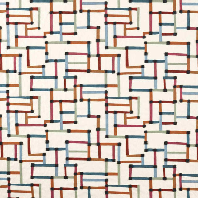Harlequin Lineas Spice/Terracotta/Midnight Fabric