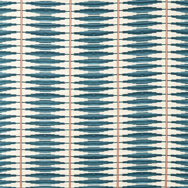 Harlequin Cintilla Denim/Rust Fabric