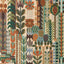 Harlequin Kuparr Evergreen/Terracotta Wallpaper