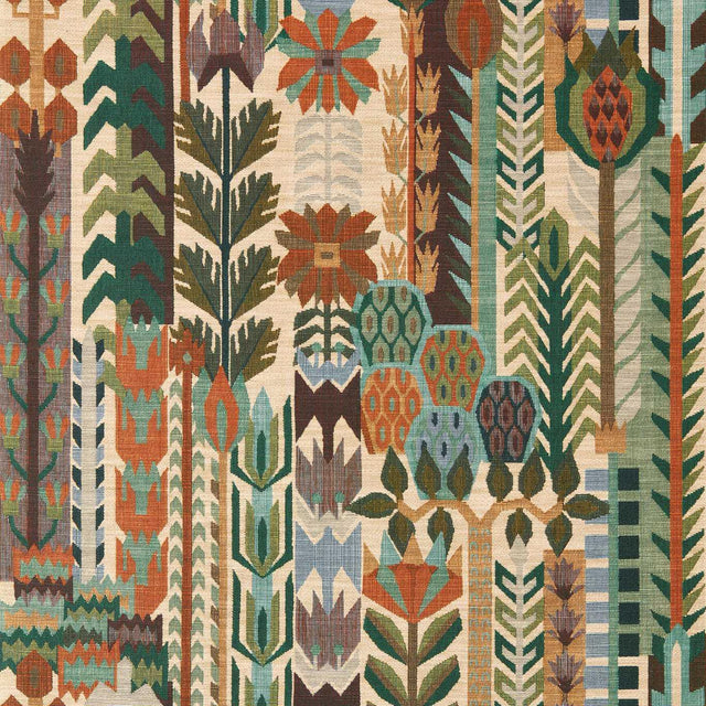 Harlequin Kuparr Evergreen/Terracotta Wallpaper