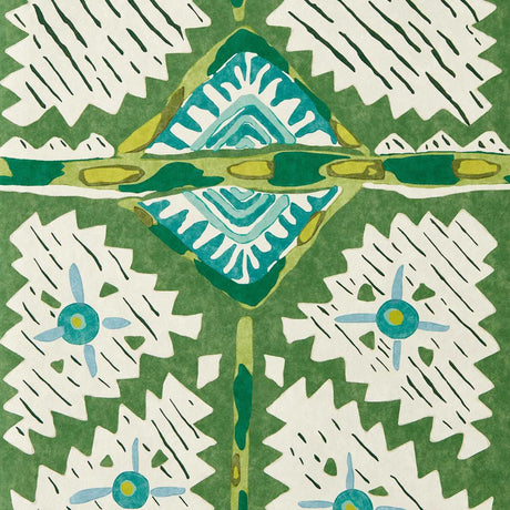 Harlequin Brocha Forest/Azul Wallpaper