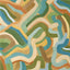 Harlequin Spiralis Ochre/Turquoise/Forest Wallpaper