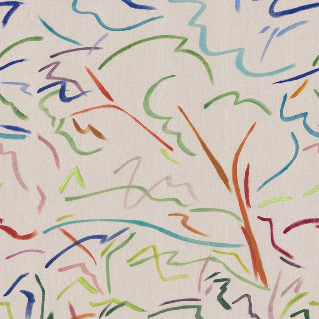 Harlequin Pintura Majorelle/Spice/Forest Wallpaper