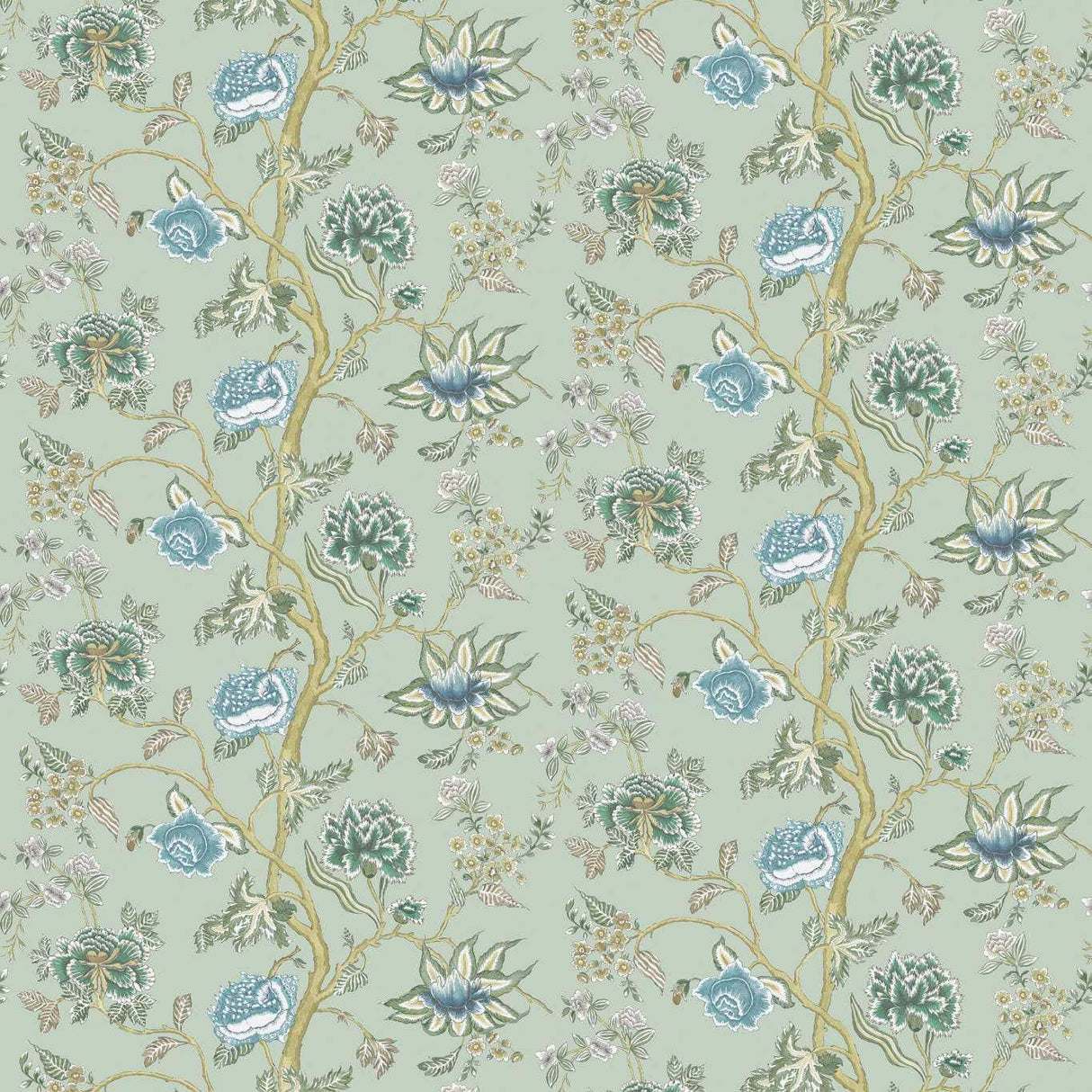 Harlequin Indienne Emerald/Citrine Wallpaper