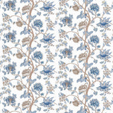 Harlequin Indienne Indigo/Birch Wallpaper