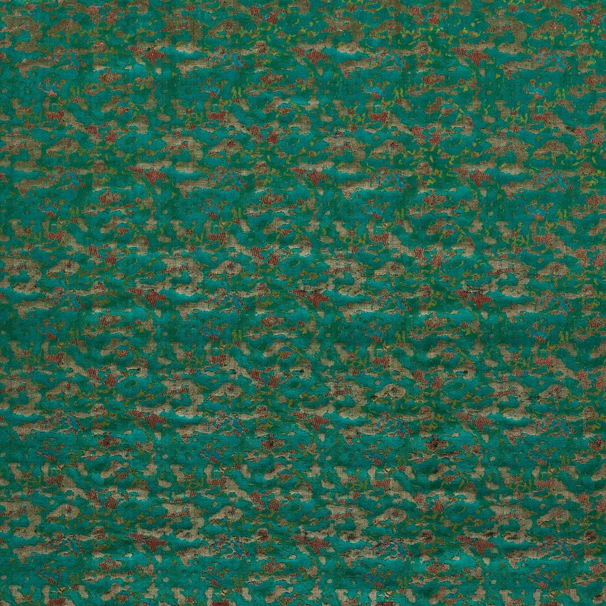 Harlequin Derain Emerald/Paprika Fabric