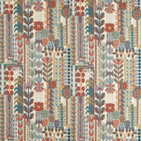 Harlequin Kuparr Terracotta/Azul Fabric