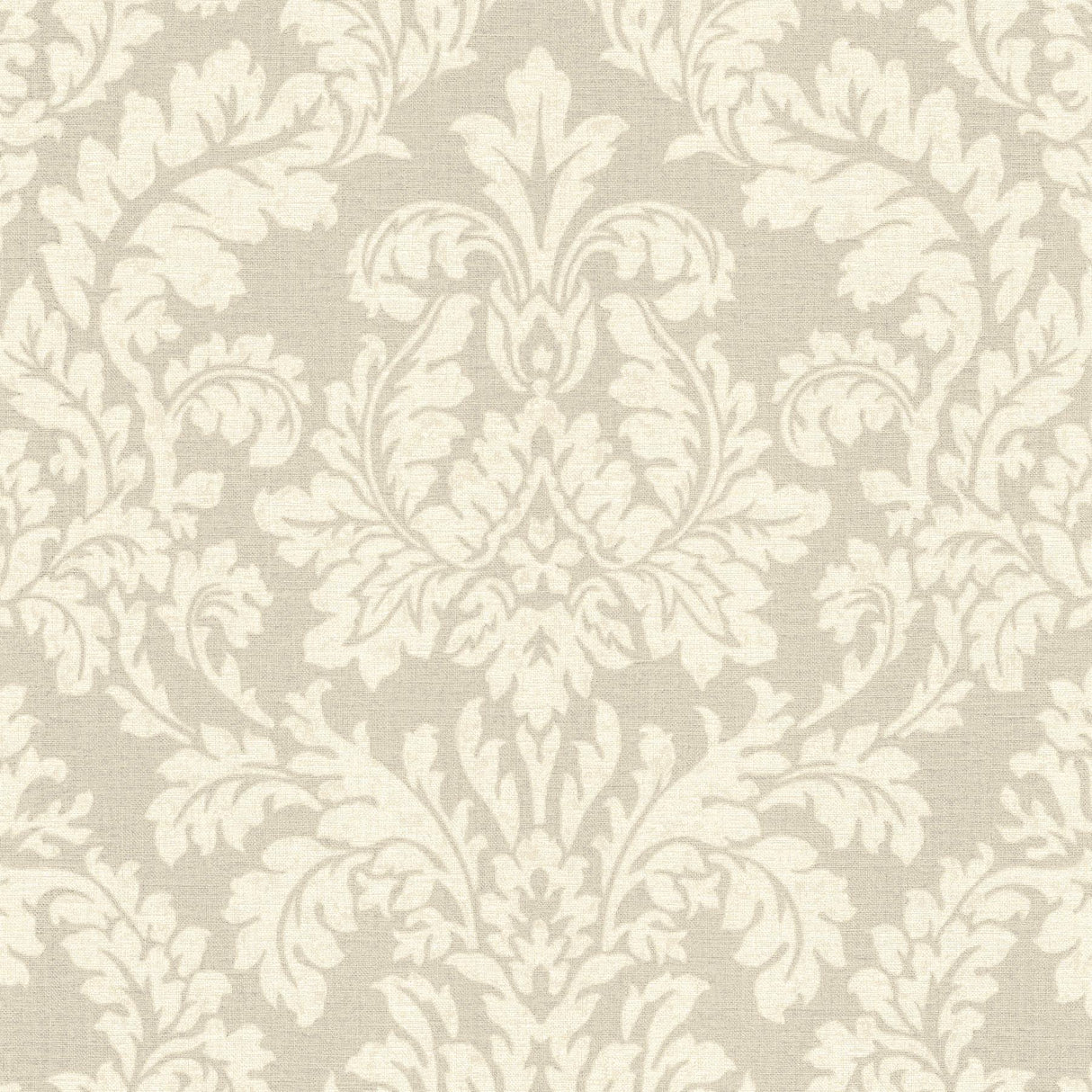 Advantage Honor Beige Damask Wallpaper