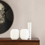 Advantage River Light Grey Linen Texture Wallpaper