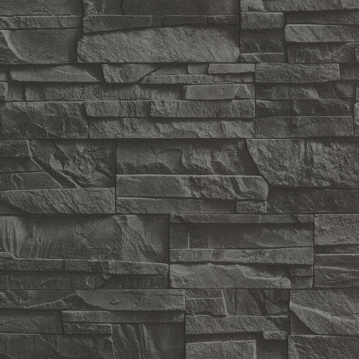 Advantage Collegiate Charcoal Stacked Slate Wallpaper